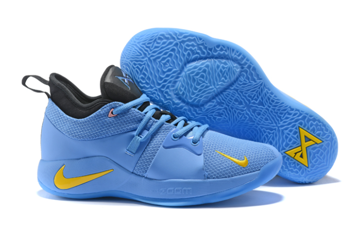 Nike PG 2 Blue Black Yellow - Click Image to Close